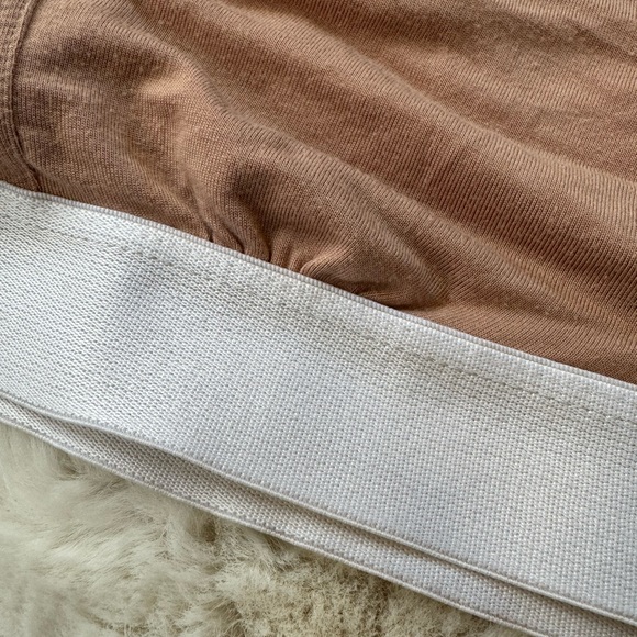 Lunya Well Rounded Bra Bralette Soft Modal Cotton Tan Beige Size Medium - Picture 10 of 11